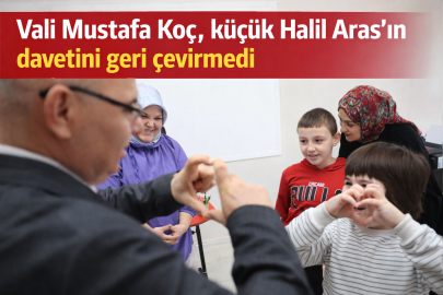 VALİ MUSTAFA KOÇ, KÜÇÜK HALİL ARAS’IN DAVETİNİ GERİ ÇEVİRMEDİ