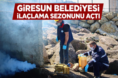 GİRESUN BELEDİYESİ İLAÇLAMA SEZONUNU AÇTI