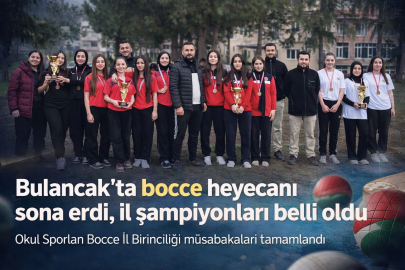 BULANCAK’TA BOCCE HEYECANI SONA ERDİ, İL ŞAMPİYONLARI BELLİ OLDU
