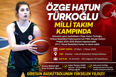 ÖZGE HATUN TÜRKOĞLU MİLLİ TAKIM KAMPINDA