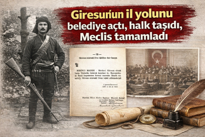 GİRESUN’UN İL YOLUNU BELEDİYE AÇTI, HALK TAŞIDI, MECLİS TAMAMLADI