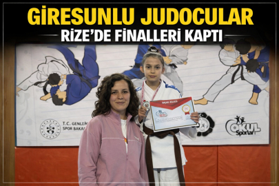 GİRESUNLU JUDOCULAR RİZE’DE FİNALLERİ KAPTI