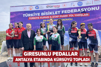 GİRESUNLU PEDALLAR ANTALYA ETABINDA KÜRSÜYÜ TOPLADI