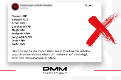 DMM: MADEN SAHASI İDDİALARI GERÇEĞİ YANSITMIYOR