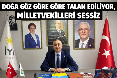 DOĞA GÖZ GÖRE GÖRE TALAN EDİLİYOR, MİLLETVEKİLLERİ SESSİZ