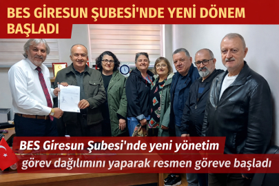 BES GİRESUN ŞUBESİ’NDE YENİ DÖNEM BAŞLADI