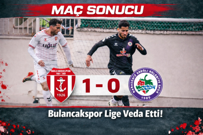 KIRMIZI ŞİMŞEKLER KAZANDI ANCAK KÜME DÜŞTÜ: 1-0