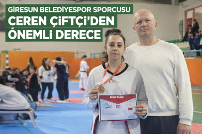 GİRESUNLU SPORCU CEREN ÇİFTÇİ TÜRKİYE ŞAMPİYONASI YOLUNDA
