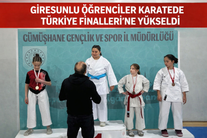 GİRESUNLU ÖĞRENCİLER KARATEDE TÜRKİYE FİNALLERİ’NE YÜKSELDİ