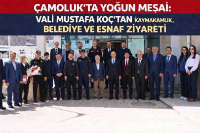 VALİ MUSTAFA KOÇ’TAN KAYMAKAMLIK, BELEDİYE VE ESNAF ZİYARETİ