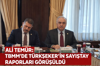 ALİ TEMÜR: TBMM’DE TÜRKŞEKER’İN SAYIŞTAY RAPORLARI GÖRÜŞÜLDÜ