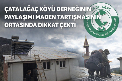 ÇATALAĞAÇ DERNEĞİNDEN ALAGÖZ’E DİKKAT ÇEKEN DESTEK