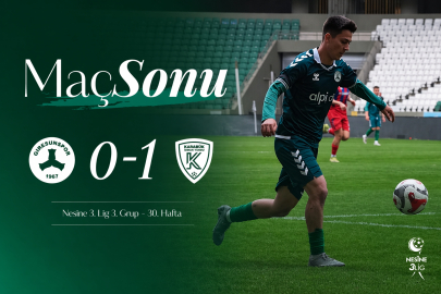 GİRESUNSPOR PROFESYONEL LİGE 1-0’LIK YENİLGİYLE VEDA ETTİ