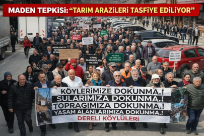 MADEN TEPKİSİ: “TARIM ARAZİLERİ TASFİYE EDİLİYOR”