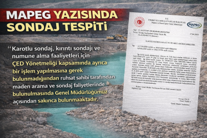 MAPEG YAZISINDA SONDAJ TESPİTİ: “SAKINCA BULUNMAMAKTADIR”