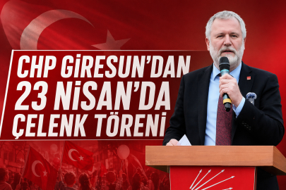 CHP GİRESUN’DAN 23 NİSAN’DA ÇELENK TÖRENİ 