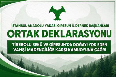 GİRESUN DERNEK BAŞKANLARINDAN TİREBOLU SEKÜ İÇİN ORTAK ÇAĞRI