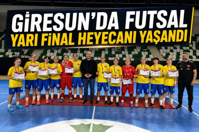 GİRESUN’DA FUTSAL YARI FİNAL HEYECANI YAŞANDI