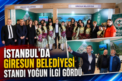 İSTANBUL’DA GİRESUN BELEDİYESİ STANDI YOĞUN İLGİ GÖRDÜ
