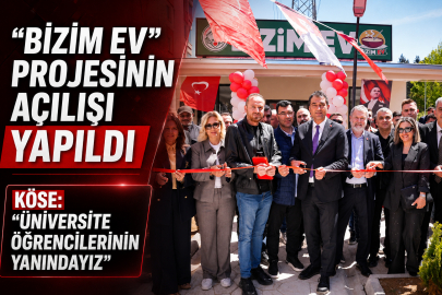 “BİZİM EV” PROJESİ ÖĞRENCİLER İÇİN HİZMETE AÇILDI