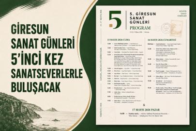 GİRESUN SANAT GÜNLERİ 5’İNCİ KEZ SANATSEVERLERLE BULUŞACAK