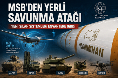 MSB’den yerli savunma atağı... Yeni silah sistemleri envantere girdi