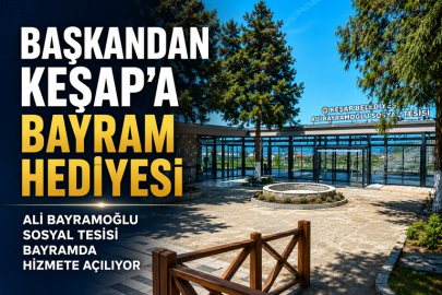 BAŞKANDAN KEŞAP’A BAYRAM HEDİYESİ