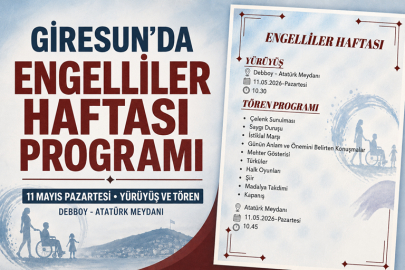 GİRESUN’DA ENGELLİLER HAFTASI