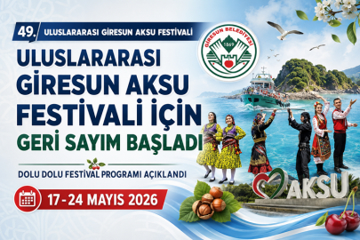 ULUSLARARASI GİRESUN AKSU FESTİVALİ İÇİN GERİ SAYIM BAŞLADI