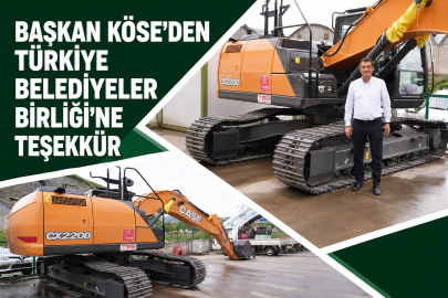 BAŞKAN KÖSE’DEN TÜRKİYE BELEDİYELER BİRLİĞİ’NE TEŞEKKÜR