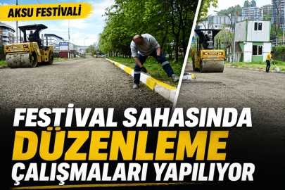 FESTİVAL SAHASINDA AKSU HAZIRLIĞI