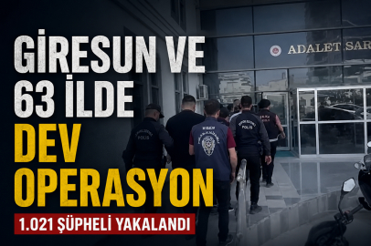 GİRESUN VE 63 İLDE SİBER SUÇLARA DEV OPERASYON