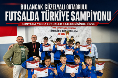 BULANCAK GÜZELYALI ORTAOKULU FUTSALDA TÜRKİYE ŞAMPİYONU OLDU