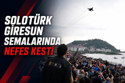 SOLOTÜRK GİRESUN SEMALARINDA NEFES KESTİ