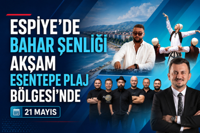 ESPİYE’DE BAHAR ŞENLİĞİ AKŞAM ESENTEPE PLAJ BÖLGESİ’NDE