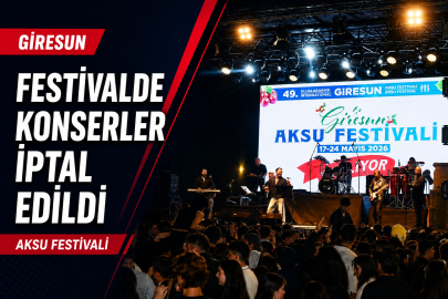 FESTİVALDE KONSERLER İPTAL