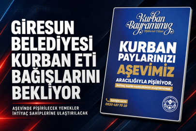 GİRESUN BELEDİYESİ KURBAN ETİ BAĞIŞLARINI BEKLİYOR