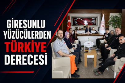 GİRESUNLU YÜZÜCÜLERDEN TÜRKİYE DERECESİ