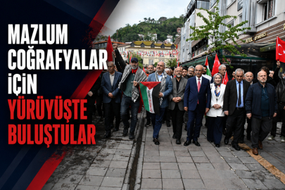 MAZLUM COĞRAFYALAR İÇİN YÜRÜYÜŞTE BULUŞTULAR