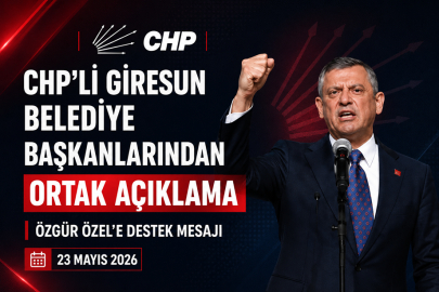 CHP’Lİ GİRESUN BELEDİYE BAŞKANLARINDAN ORTAK AÇIKLAMA