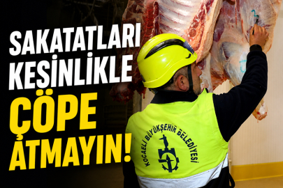 SAKATATLARI KESİNLİKLE ÇÖPE ATMAYIN!