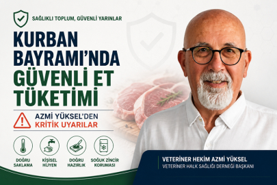 “KURBAN ETİ DOĞRU YÖNETİLMEZSE HALK SAĞLIĞI RİSKİNE DÖNÜŞEBİLİR”