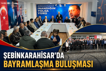 ŞEBİNKARAHİSAR’DA BAYRAMLAŞMA PROGRAMI