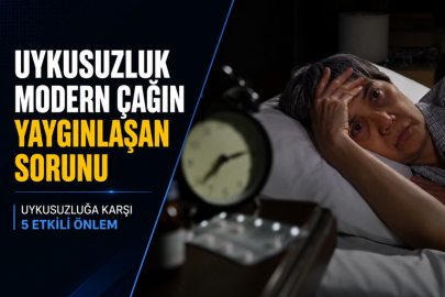 Uykusuzluk modern çağın yaygınlaşan sorunu... Uykusuzluğa karşı 5 etkili önlem