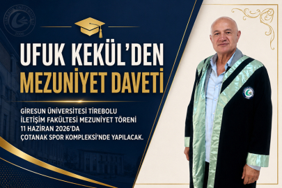 UFUK KEKULE’DEN AZİM DOLU MEZUNİYET BAŞARISI