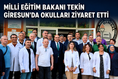 BAKAN TEKİN’DEN GİRESUN’DA OKUL ZİYARETİ VE ÇAMOLUK’TA TOPLU AÇILIŞ