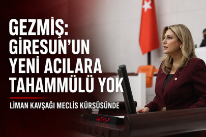 GEZMİŞ: GİRESUN’UN YENİ ACILARA TAHAMMÜLÜ YOK