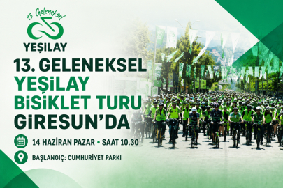 GİRESUN’DA YEŞİLAY BİSİKLET TURU 14 HAZİRAN’DA YAPILACAK