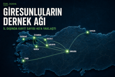 GİRESUNLULARIN İL DIŞINDAKİ DERNEK AĞI GENİŞLİYOR