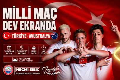 BULANCAK’TA MİLLİ MAÇ HEYECANI 